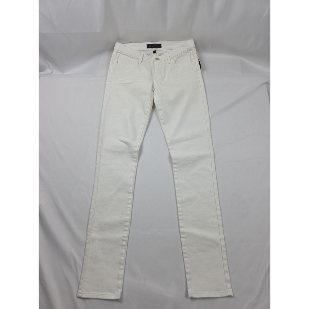 Juicy Couture Jeans Womens Low-Rise Slim Fit White Size 27 Pockets Boho Casual